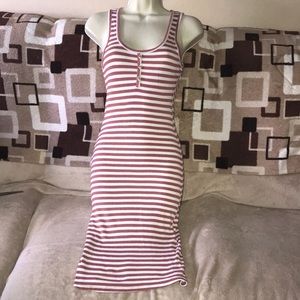 Active USA medium for fitting stretchy striped dress 💕